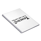 Geloof me dat ik een chemicus ben notitieboek (Rechterzijde)