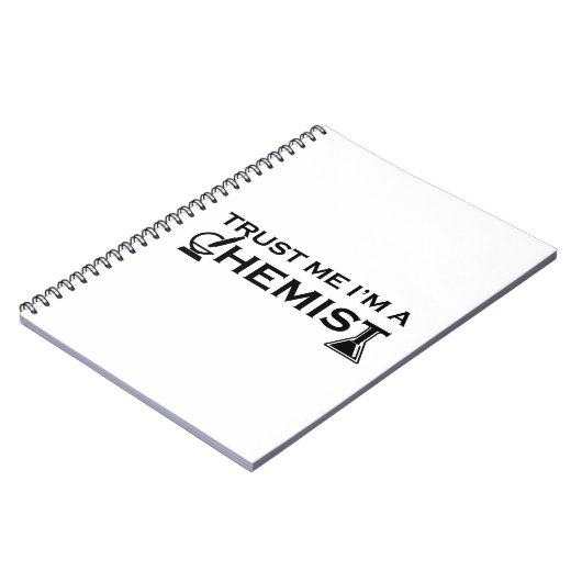 Geloof me dat ik een chemicus ben notitieboek (Linkerzijde)