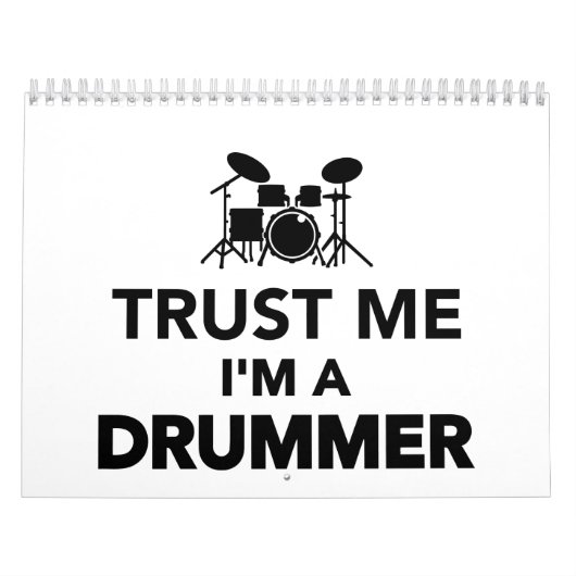 Geloof me dat ik een Drummer ben Kalender (Hoes)