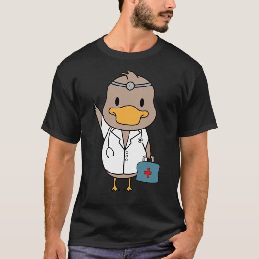 Geloof me dat ik een Ducktor ben, dokter duck T-shirt (Voorkant)