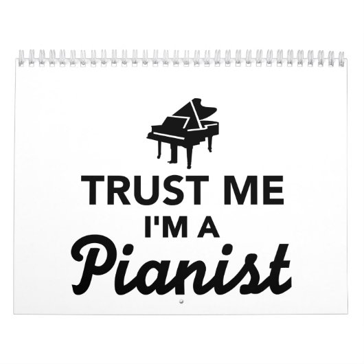 Geloof me dat ik een pianist ben kalender (Hoes)