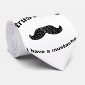 Geloof me dat ik een snor heb stropdas (Opgerold)