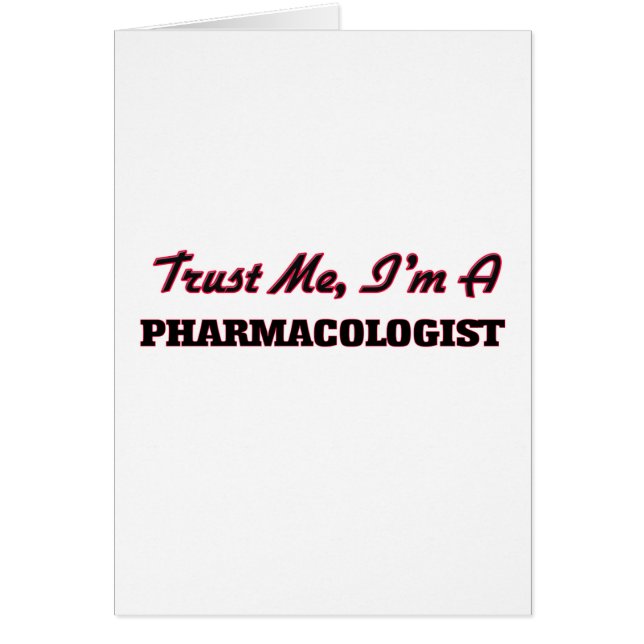 Geloof me dat ik farmacoloog ben (Voorkant)