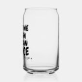 Geloof me dat je gepersonaliseerde humor kunt dans blikvorm glas (Links)