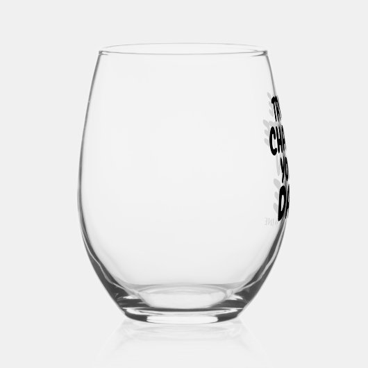 Geloof me dat je gepersonaliseerde humor kunt dans wijnglas zonder voet (Rechts)