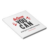 Geloof me dat je kunt notitieblok (Schuin)