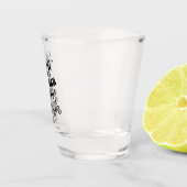 Geloof me dat je tequila kunt dansen shot glas (Rechts)