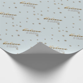 Geloof me. Eigen naam Cadeaupapier