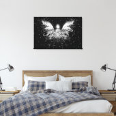 Geloof me Fairy Starlight Fantasy Black Canvas Afdruk (Insitu (Slaapkamer))