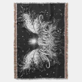 Geloof me Fairy Starlight Fantasy Black Deken (Voorkant Verticaal)