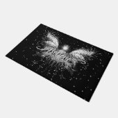 Geloof me Fairy Starlight Fantasy Black Deurmat (Schuin)