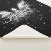 Geloof me Fairy Starlight Fantasy Black Sherpa Deken (3/4)