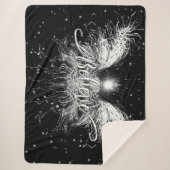 Geloof me Fairy Starlight Fantasy Black Sherpa Deken (Voorkant)