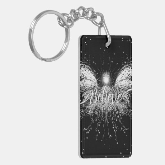 Geloof me Fairy Starlight Fantasy Black Sleutelhanger (Voorkant Links)
