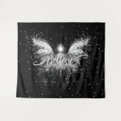 Geloof me Fairy Starlight Fantasy Black Wandkleed (Voorkant (horizontaal))