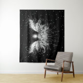 Geloof me Fairy Starlight Fantasy Black Wandkleed (In situ)