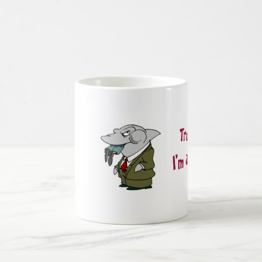 Geloof me, ik ben advocaat magische mok (Center)