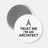 Geloof me, ik ben architect magneet (Voorkant / Achterkant)