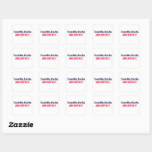 Geloof me, ik ben architect vierkante sticker (Vel)