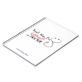 Geloof me, ik ben (bijna) dokter notitieboek (Linkerzijde)