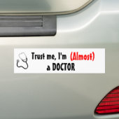 Geloof me, ik ben (bijna) een ARCTOR Bumpersticker (Op auto)