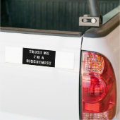 Geloof me, ik ben biochemicus bumpersticker (Op Truck)