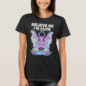 Geloof me, ik ben Cute Pastel Gothic Mothman Gothi T-shirt (Voorkant)