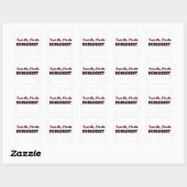 Geloof me, ik ben ecoloog vierkante sticker (Vel)