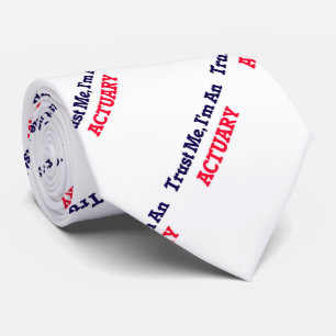 Geloof me, ik ben een actuaris stropdas