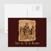 Geloof me, ik ben een alchemist. briefkaart (Voorkant / Achterkant)