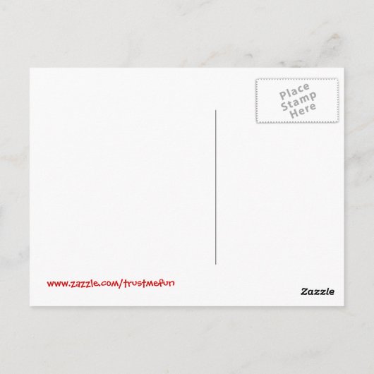 Geloof me, ik ben een alchemist. briefkaart (Achterkant)