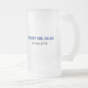 Geloof me, ik ben een Athlete Matglas Bierpul