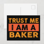 Geloof me, ik ben een bakker briefkaart (Voorkant / Achterkant)