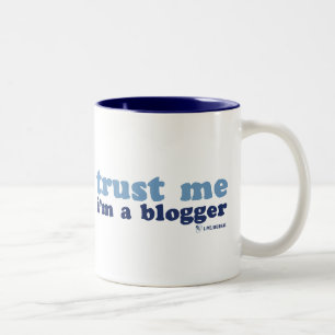 Geloof me, ik ben een blogger (LiveJournal) Tweekleurige Koffiemok