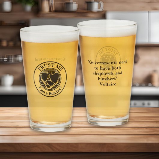 Geloof me, ik ben een Butcher Glas