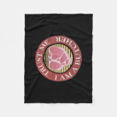 Geloof me, ik ben een Butcher T-bone Fleece Deken (Voorkant)