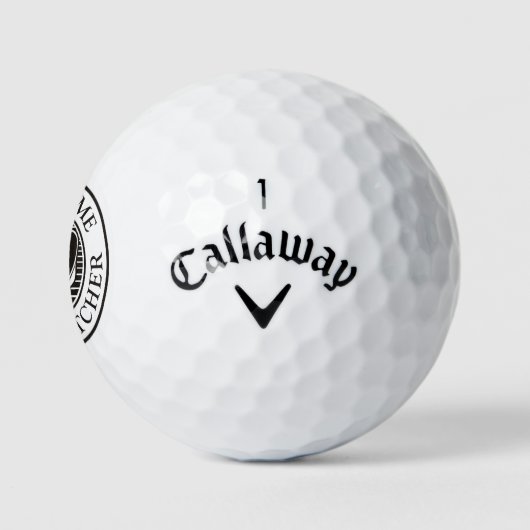 Geloof me, ik ben een Butcher T-bone Golfballen (Logo)