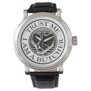 Geloof me, ik ben een Butcher T-bone Horloge