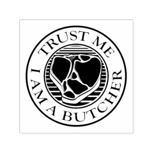 Geloof me, ik ben een Butcher T-bone Zelfinktende Stempel
