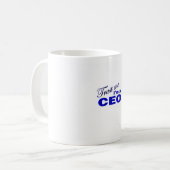 Geloof me, ik ben een CEO Koffiemok (Voorkant links)