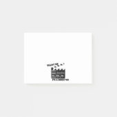 Geloof me, ik ben een directeur Clapboard Post-it® Notes (Voorkant)