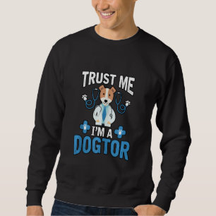 Geloof me, ik ben een Dogtor Funny T-shirt Gag voo