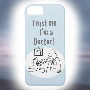 Geloof me, ik ben een dokter. Funny Cartoon Case-Mate iPhone Case