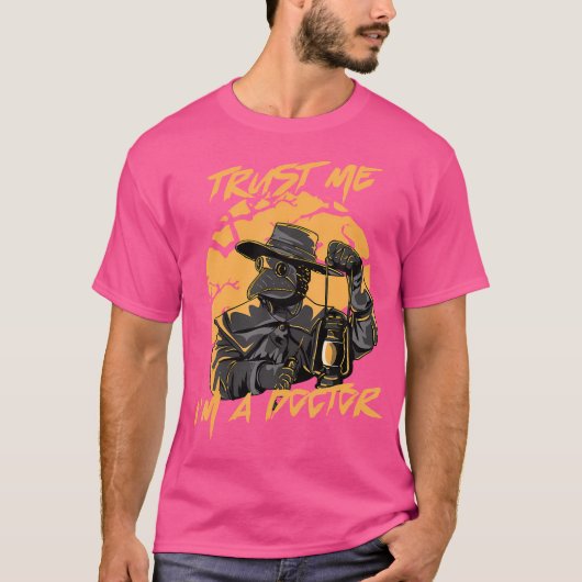 Geloof me, ik ben een dokter Steampunk middeleeuws T-shirt (Voorkant)