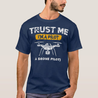 Geloof me ik ben een Drone Pilot Mannen Kinderen Q T-shirt
