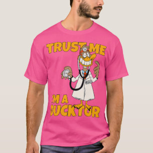Geloof me, ik ben een Ducktor Funny Cartoon Duck D T-shirt