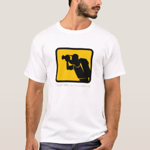 Geloof me, ik ben een fotograaf t-shirt