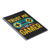 Geloof me ik ben een gamer, grappige gamer Quote Notitieboek (Rechterzijde)