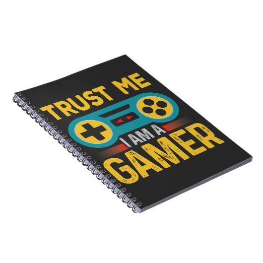 Geloof me ik ben een gamer, grappige gamer Quote Notitieboek (Rechterzijde)