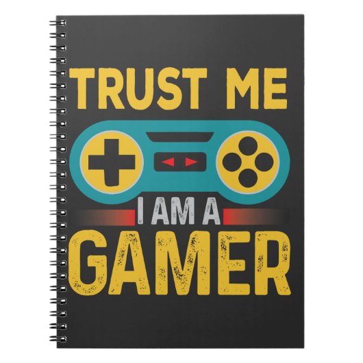 Geloof me ik ben een gamer, grappige gamer Quote Notitieboek (Voorkant)